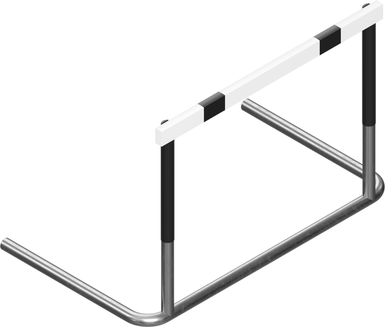 3D rendering illustration of a track hurdle